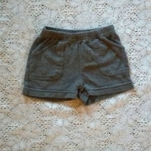 CARTER'S GRAY INFANT SHORTS